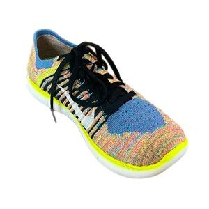 NIKE Women's Free Run Flyknit Multi-color Size 7